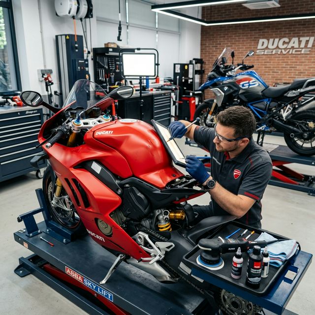 Bike Denting and Painting at MotoFixPoint